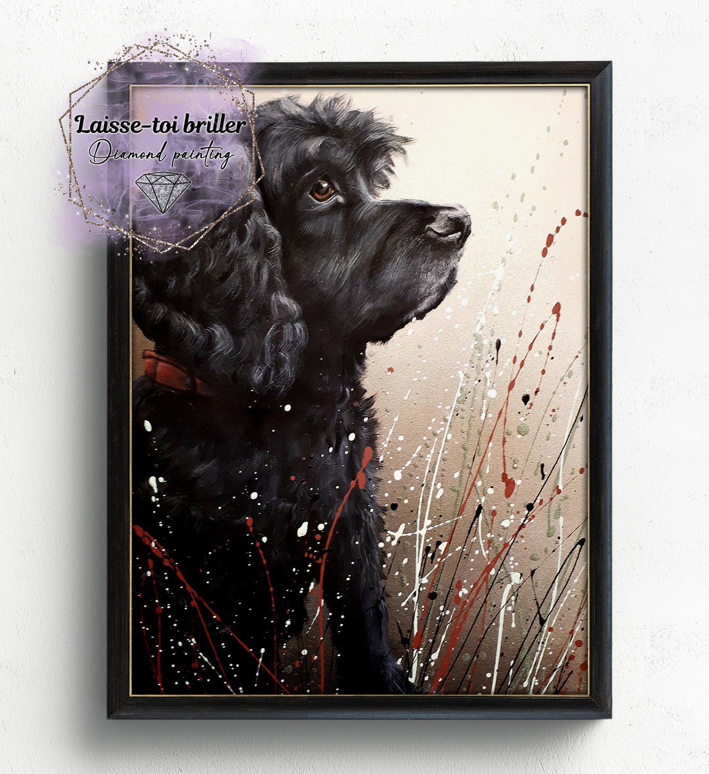 Diablo the Cocker Spaniel (ART-LIZO-003)