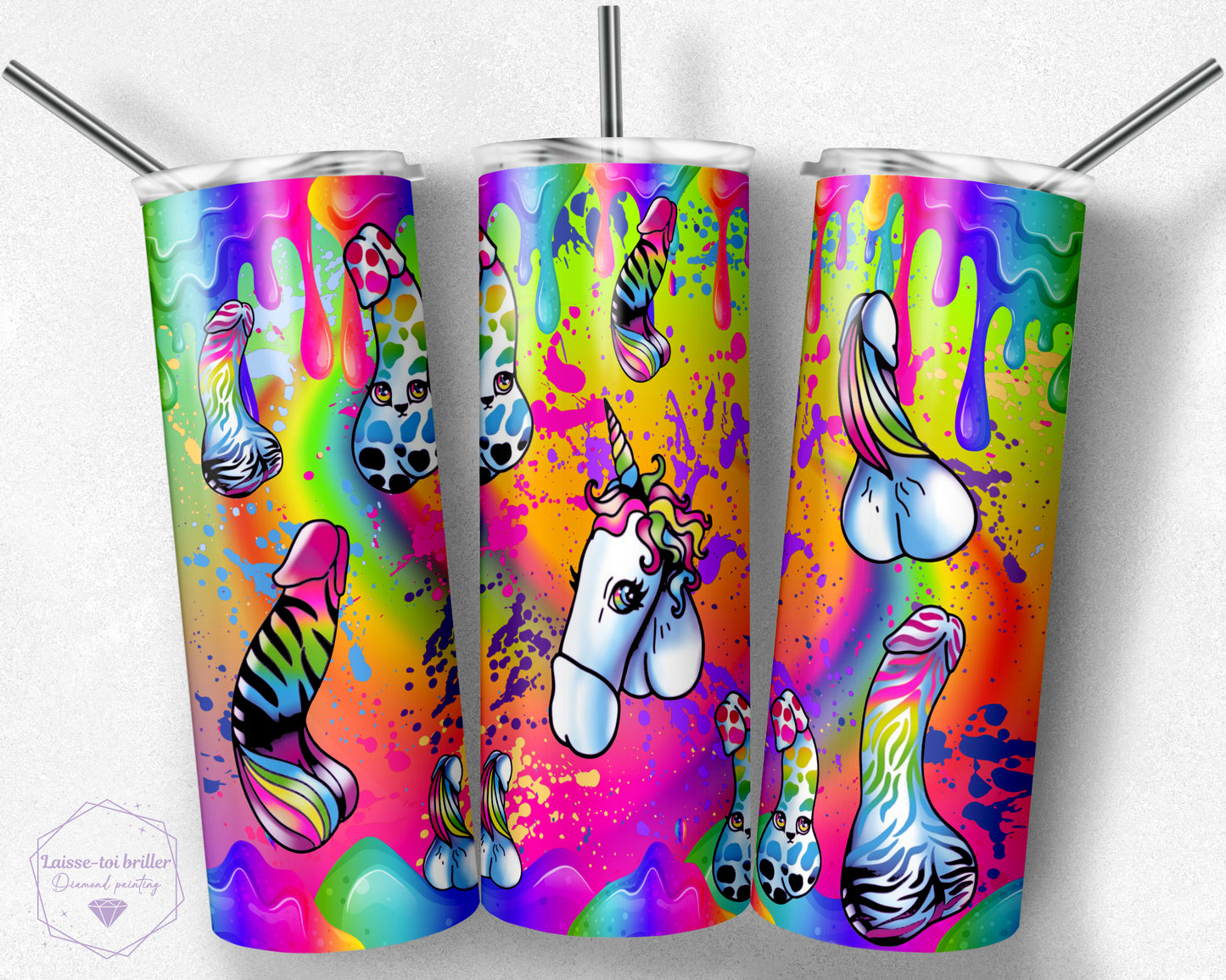 Funky licorne (G-GOURDE-417)