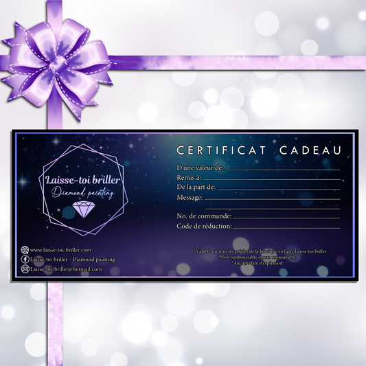 Certificat cadeau Laisse-toi briller